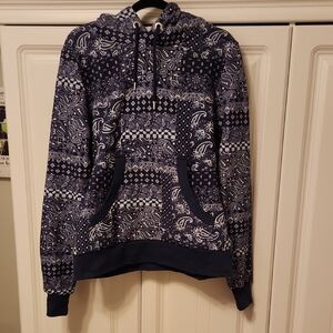 Wanakome Blue Paisley Hoodie